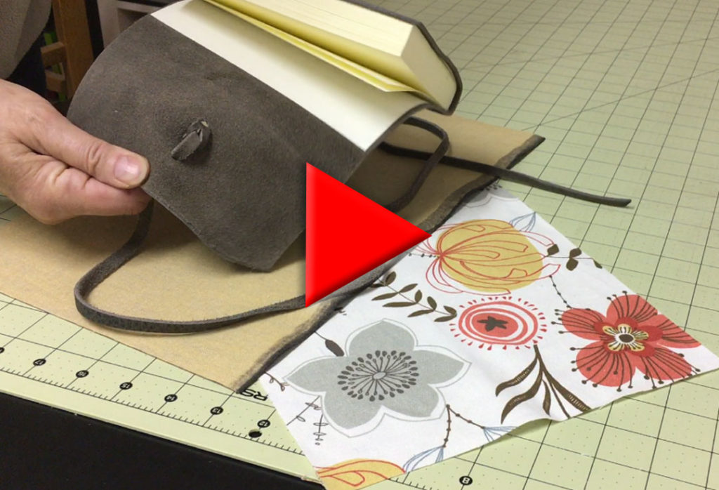 How to make a fabric book cover 