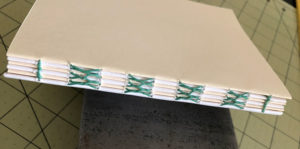 Handmade French Link Bookbinding Example