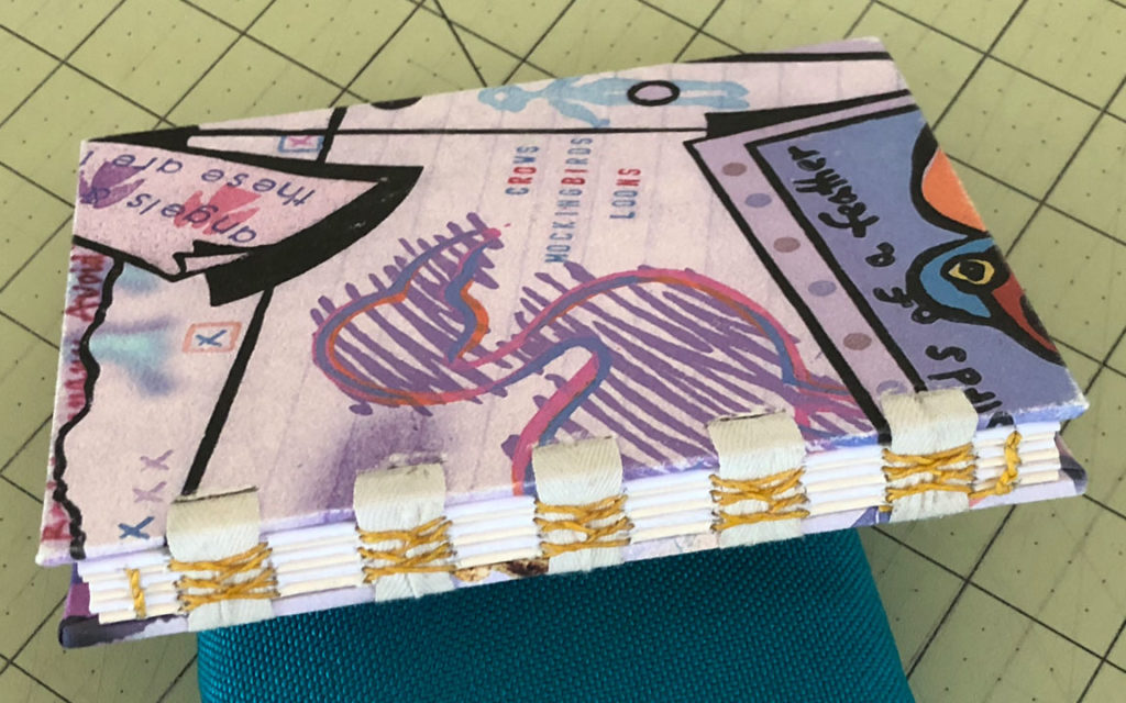 French Link Bookbinding Stitch with Tape Covers
