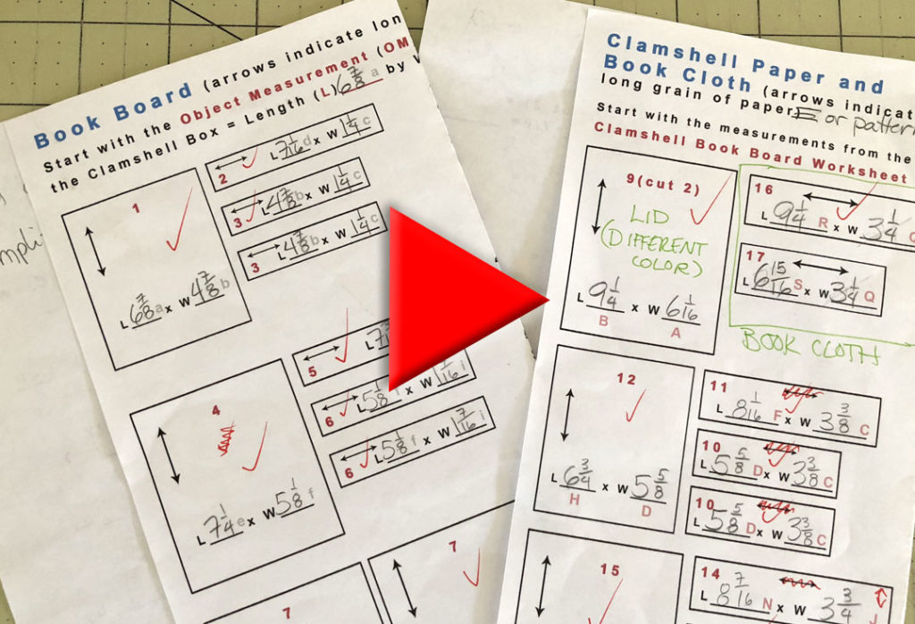 Clamshell Box Worksheets