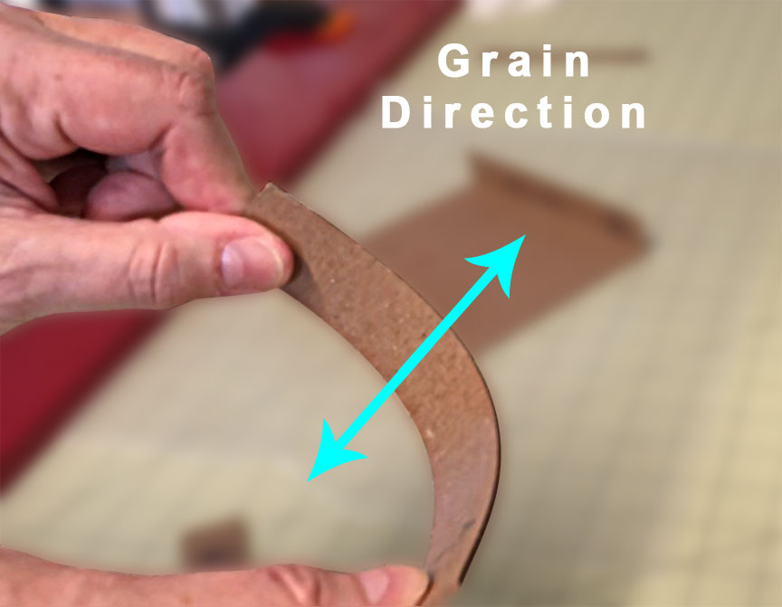 Hardbound Explosion Box Determining Grain Direction