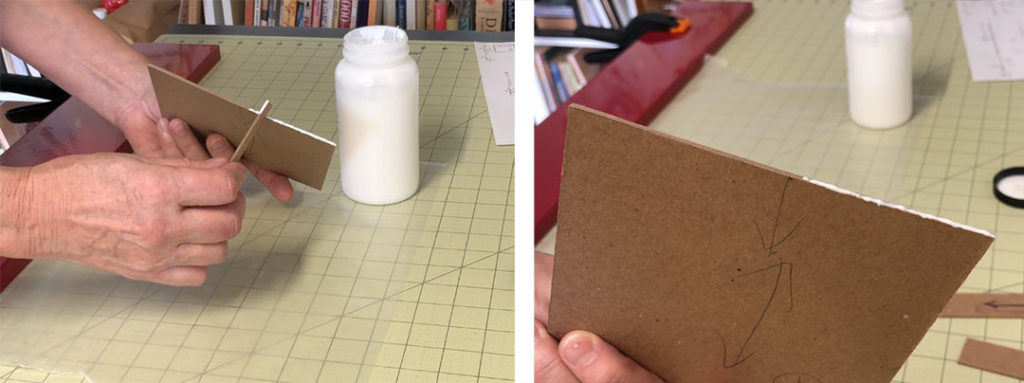 Hardbound Explosion Box Lid Use Bookboard to Apply Glue