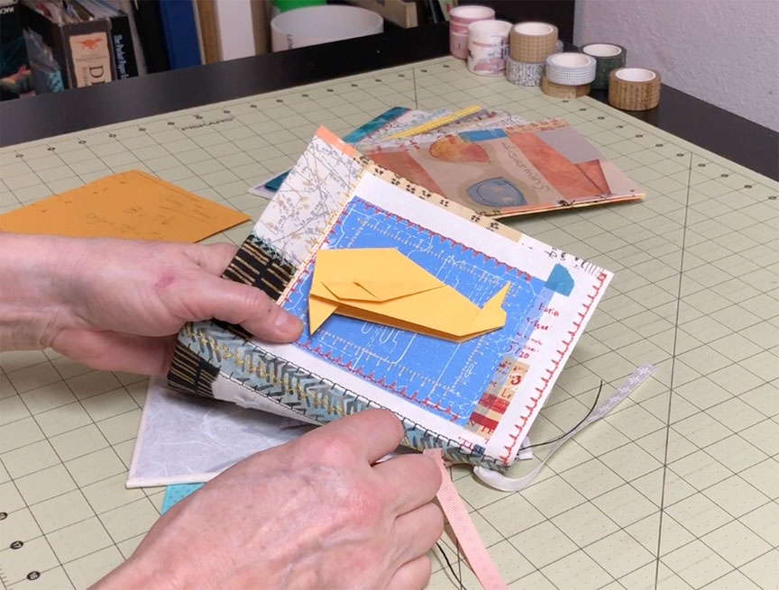 Scrap Journal Binding the Pages