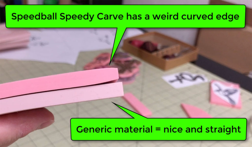 Making Rubber Stamps Speedy Carve vs Generic