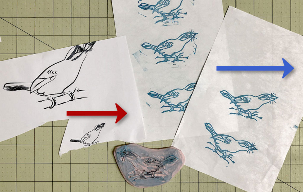 Making Rubber Stamps Transfer Method 3 Wont Reverse Image