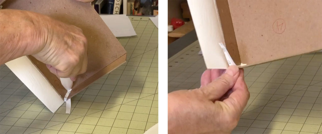 Clamshell Box Glue Big Flap Step1 and 2