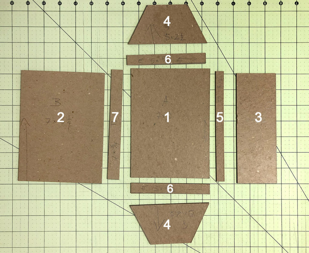 Portfolio Case Bookboard Measurements