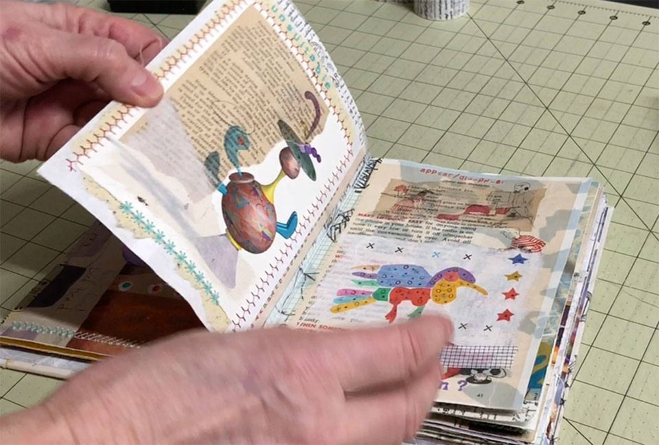 Use stickers & labels - make beautiful pages for junk journals